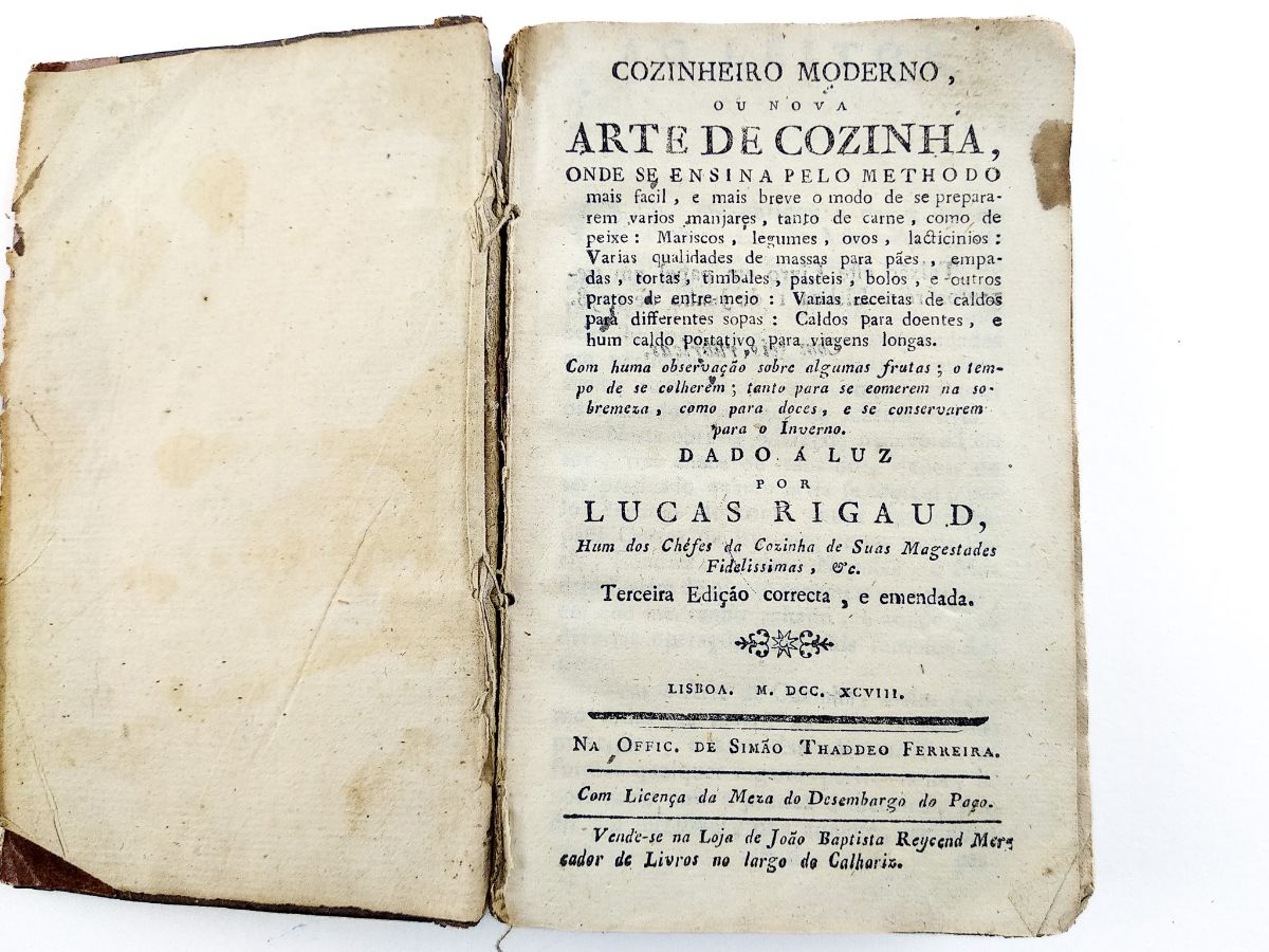 Cozinheiro Moderno ou Nova Arte de Cozinha - 1798