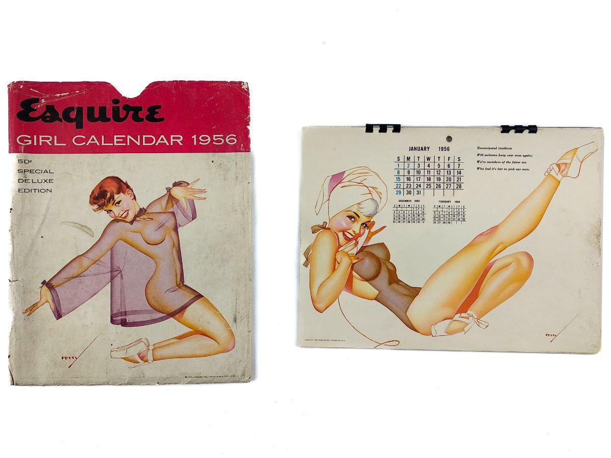 Calendário Pin-up 1956