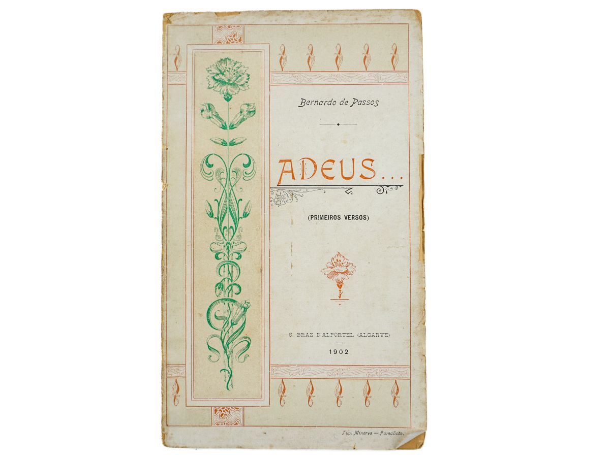 Bernardo de Passos – primeiro livro do autor – com dedicatória