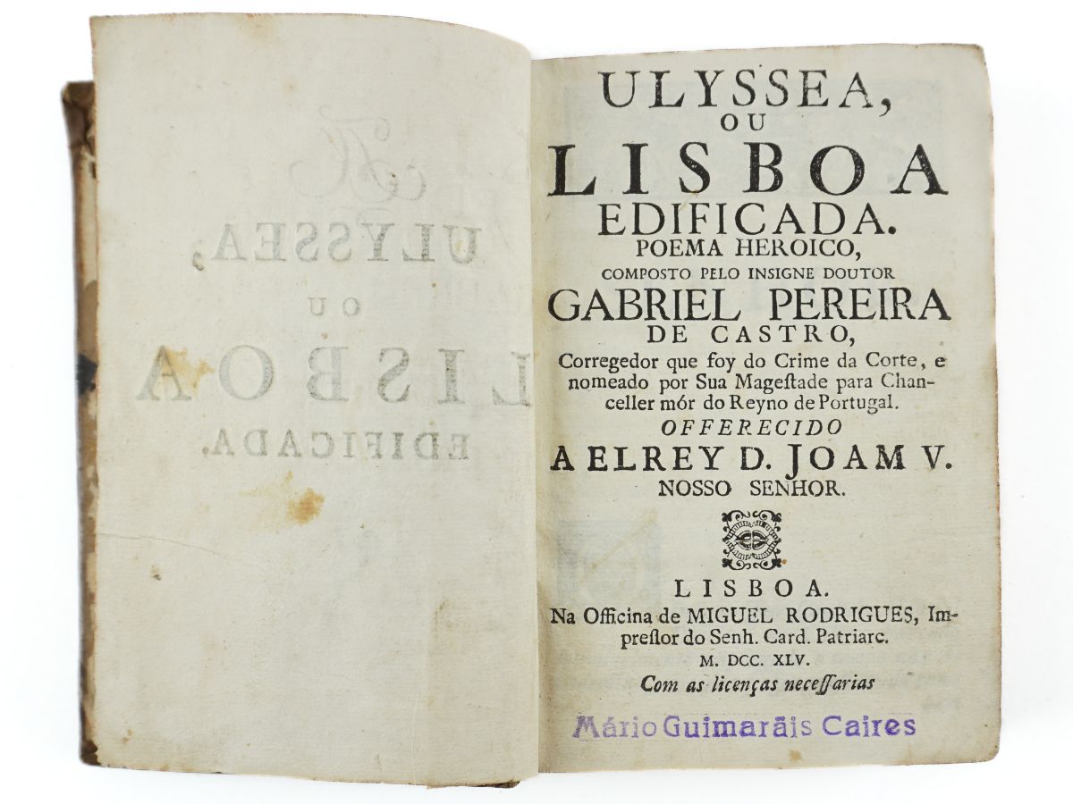 Ulyssea, ou Lisboa Edificada (1745)
