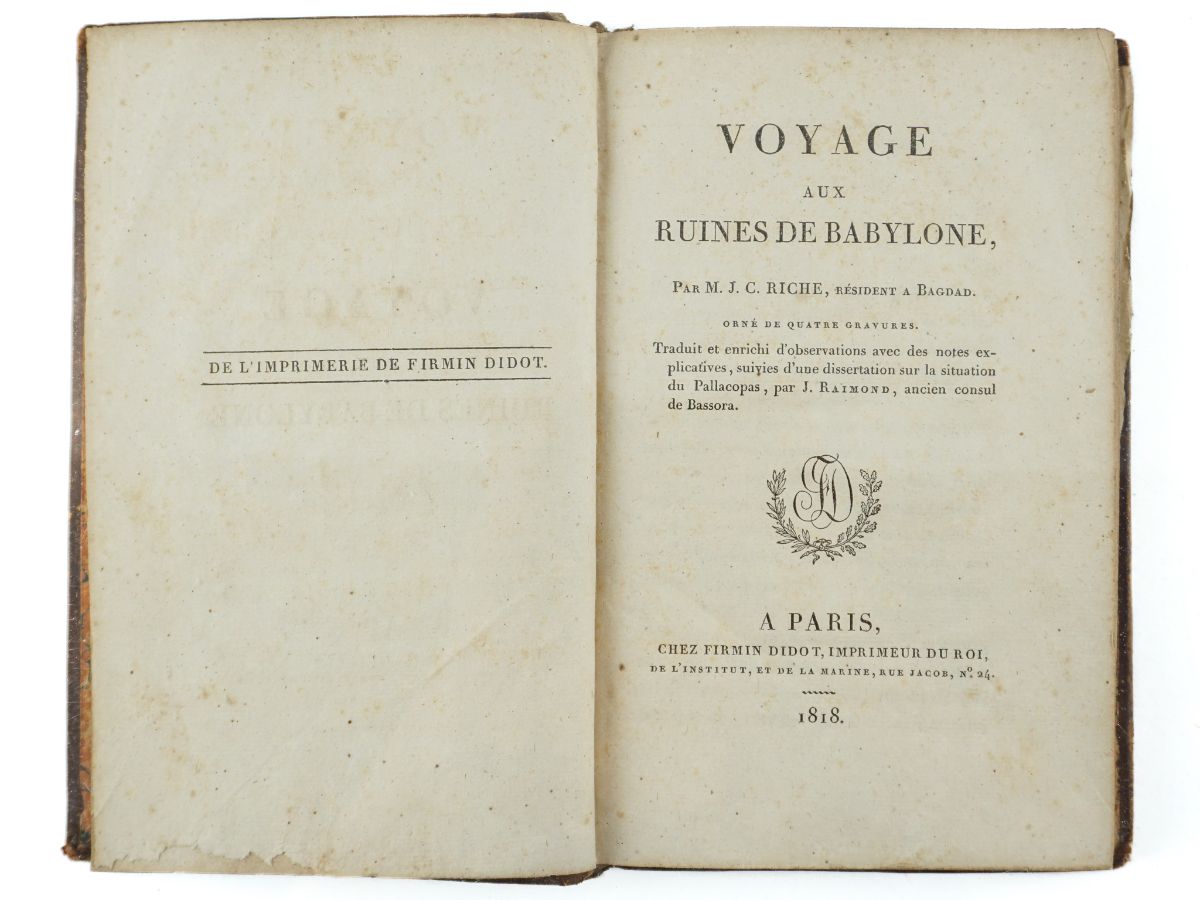 Voyage aux Ruines de Babylone (1818)