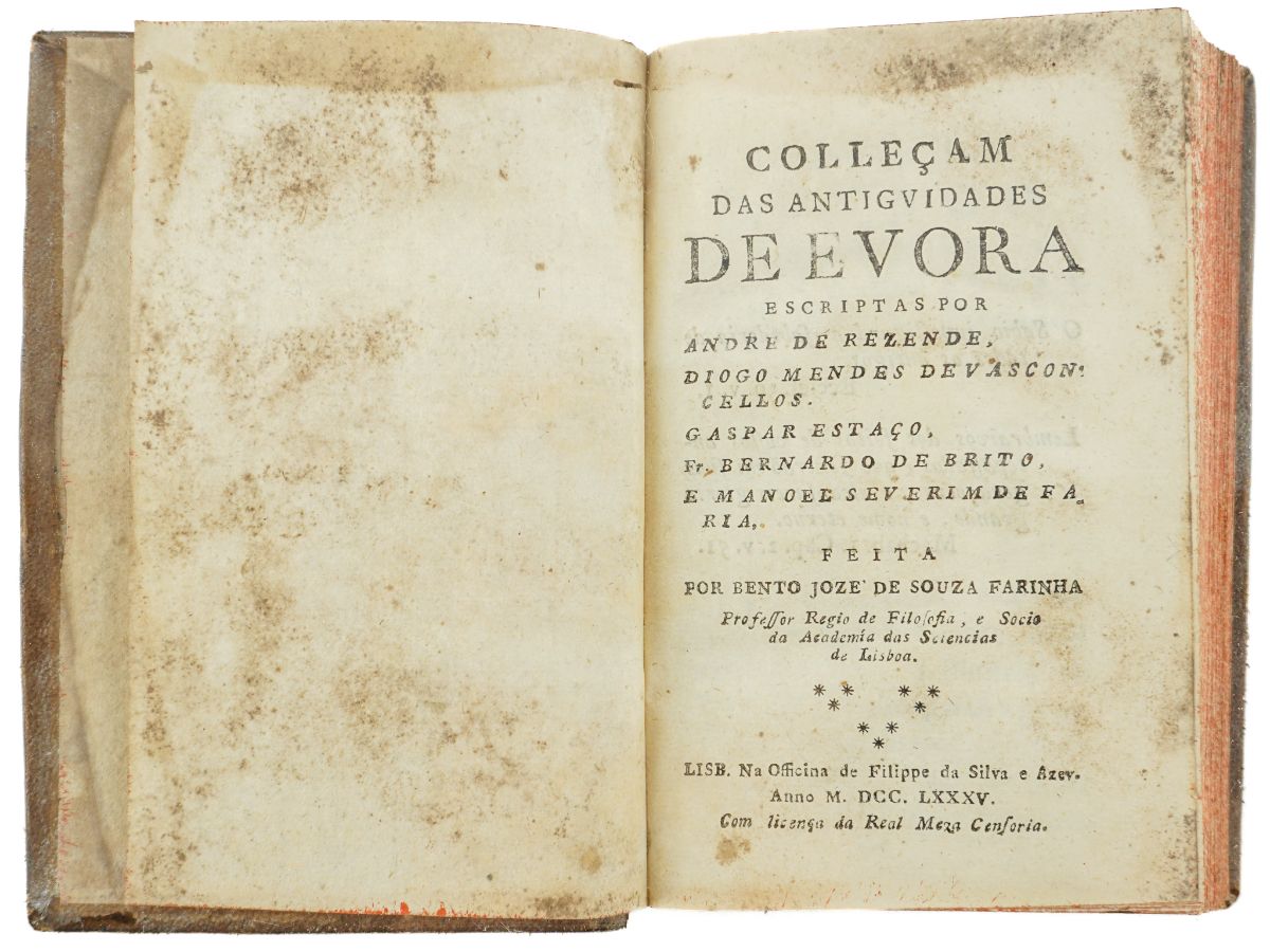 Colleçam das Antiguidades de Evora (1785)