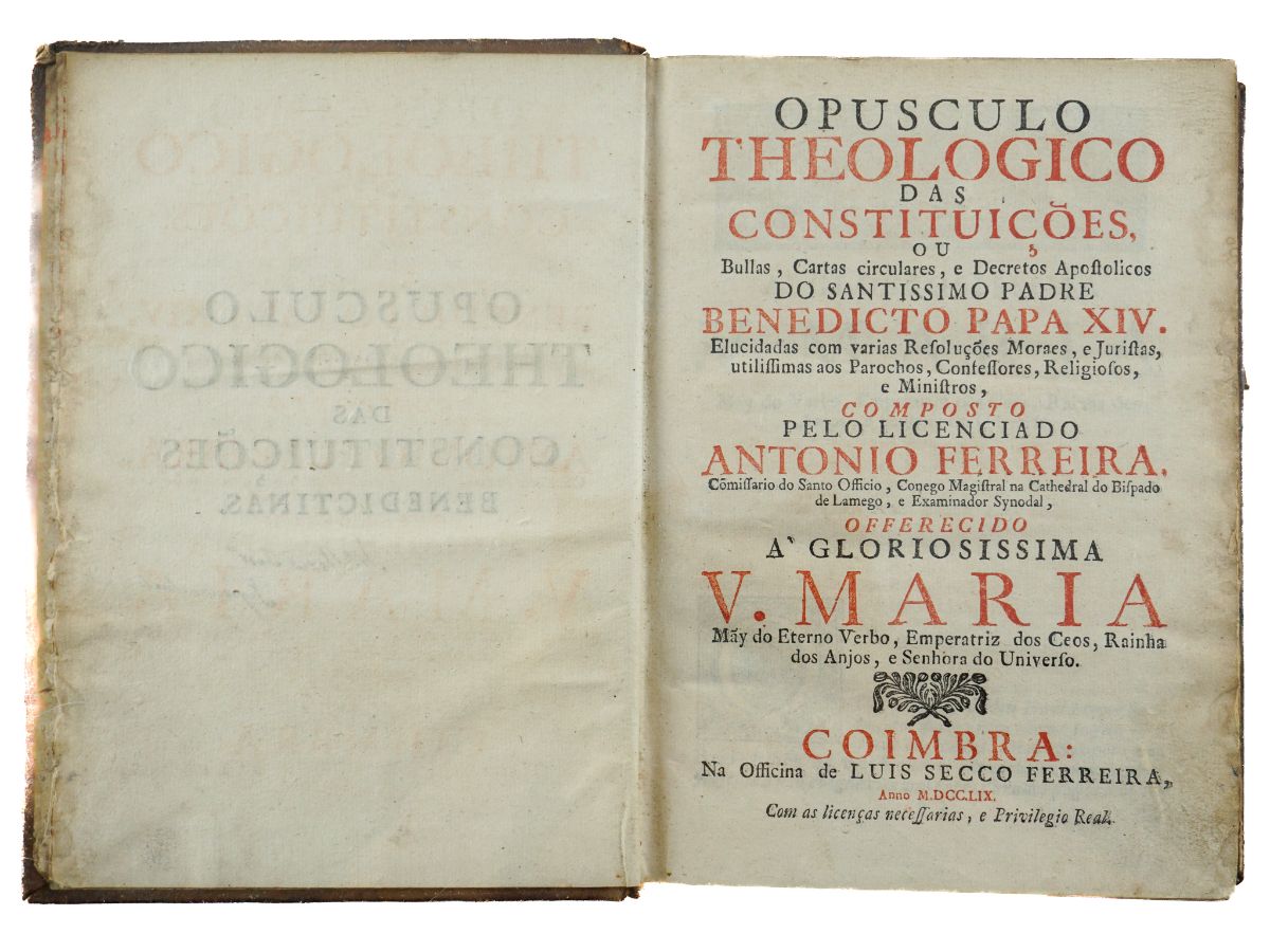 Opusculo Theologico das Constituições Benedictinas