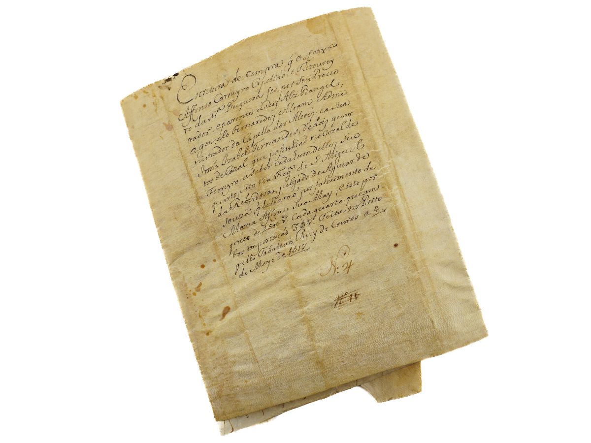 Manuscrito sobre pergaminho