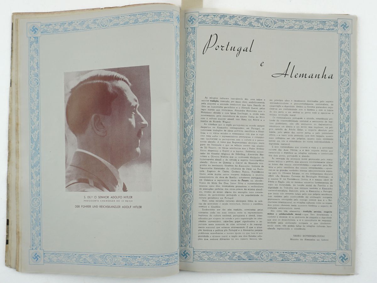 Rara Publicação Portuguesa de Propaganda Nazi – 1938