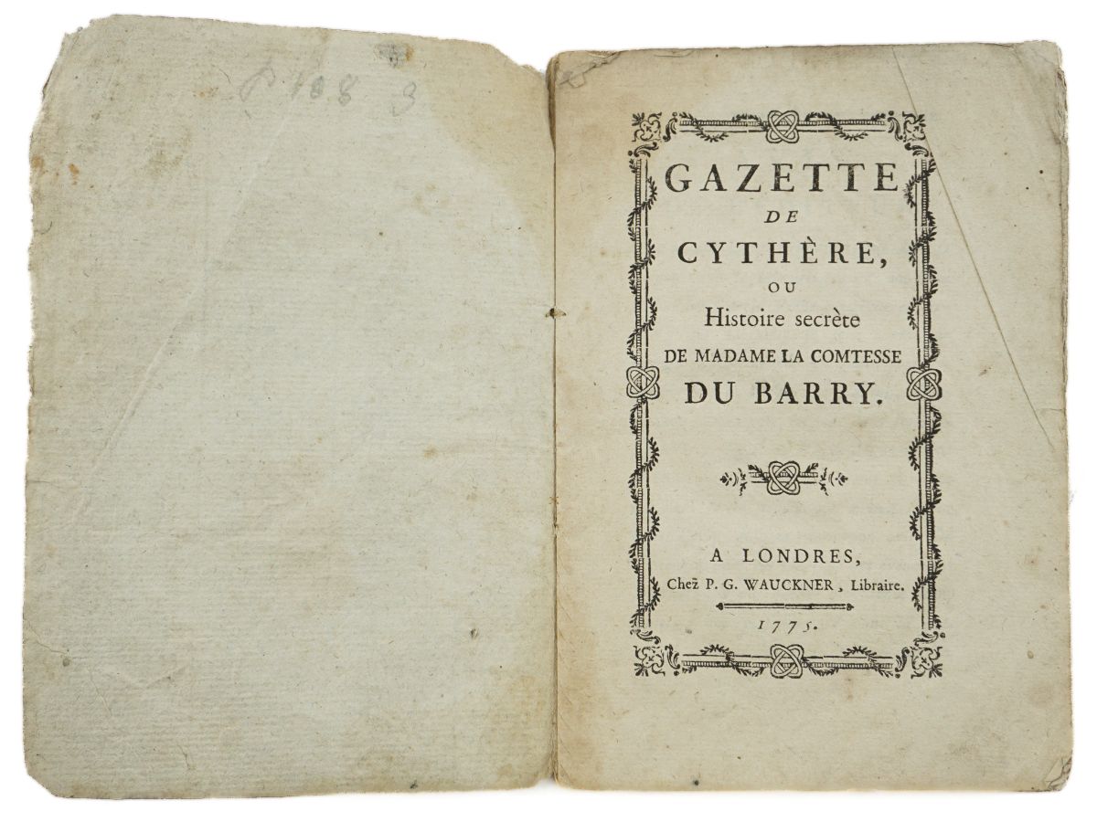 Gazette de Cythère - 1775