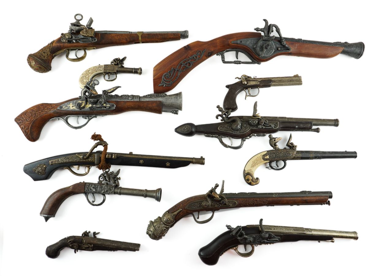Conjunto de armas decorativas