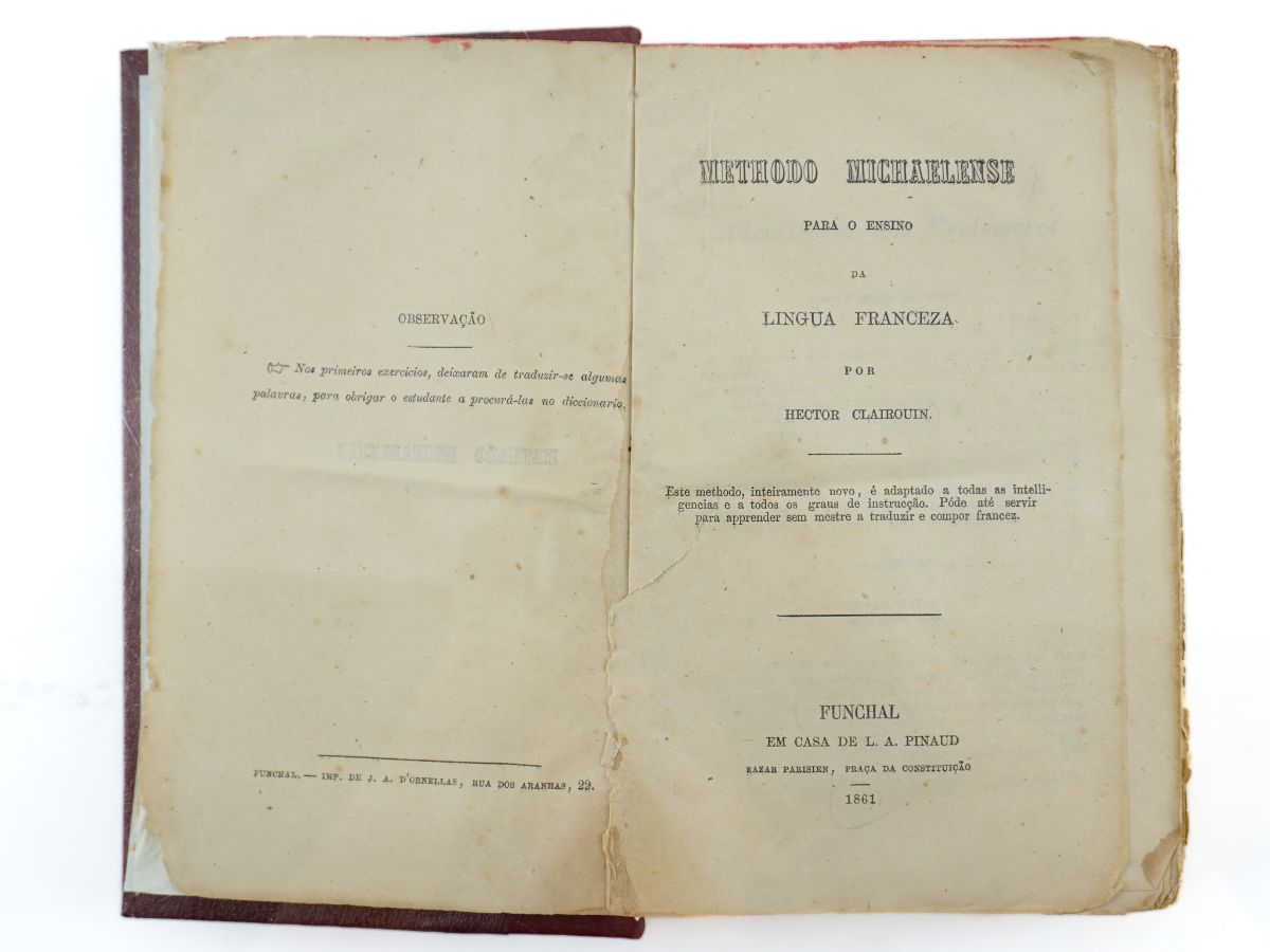 Methodo Michaelense para o Ensino da Lingua Francesa (1861)