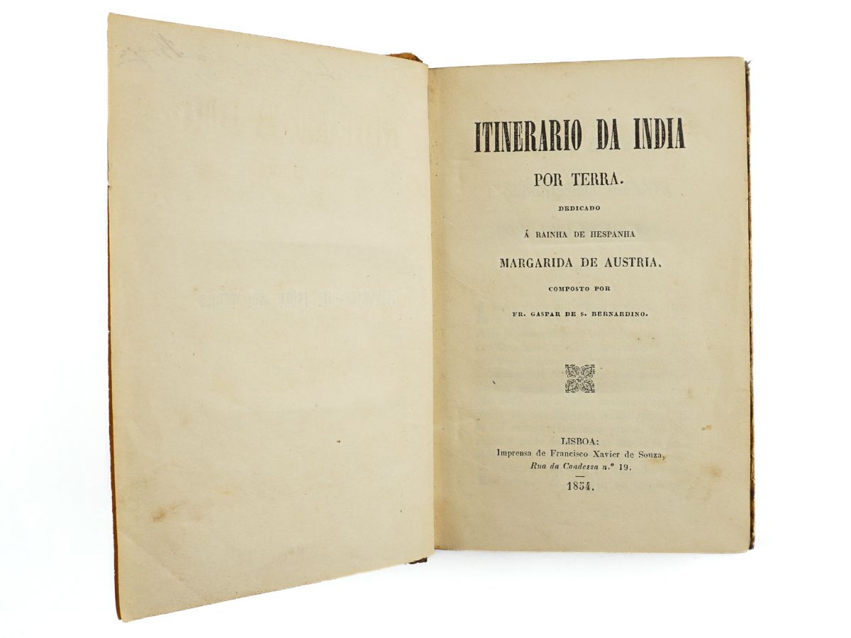 Itinerario Da India Por Terra (1854)