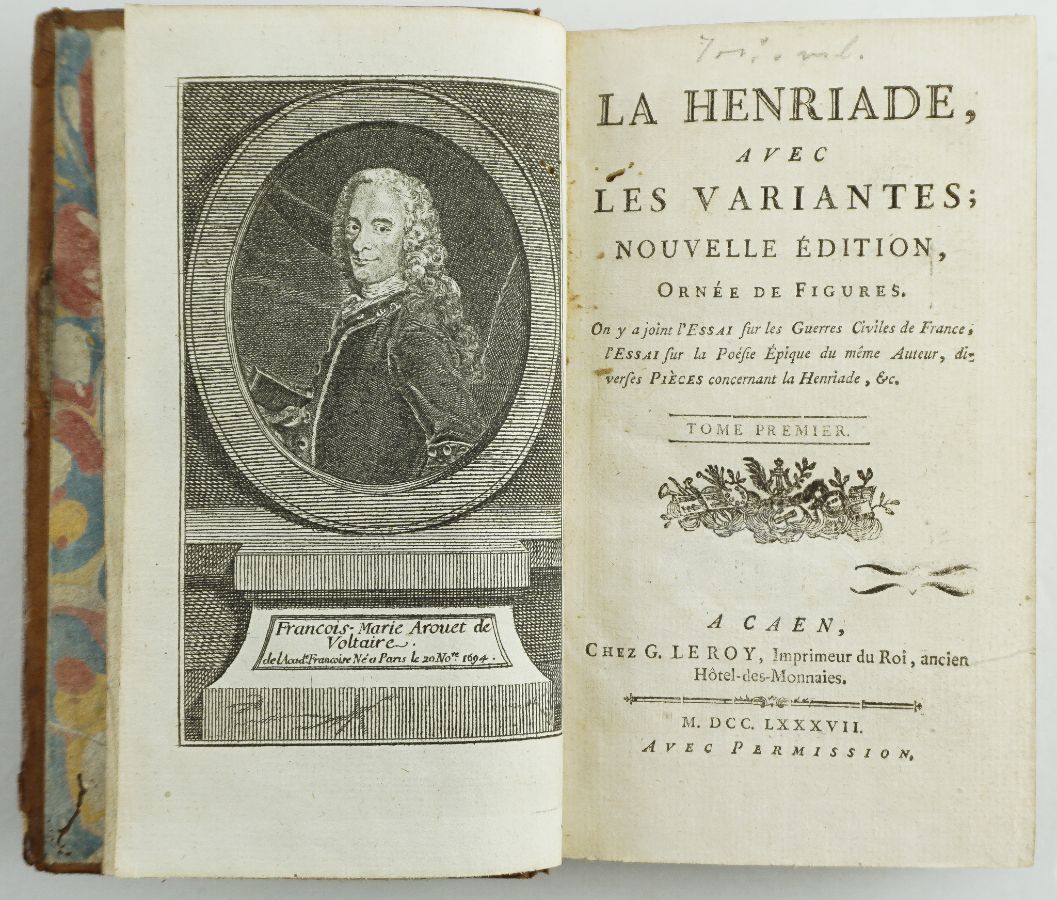 Rara edição de Voltaire (1787)