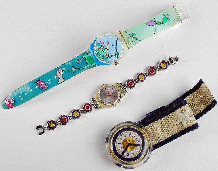 3 Relógios Swatch