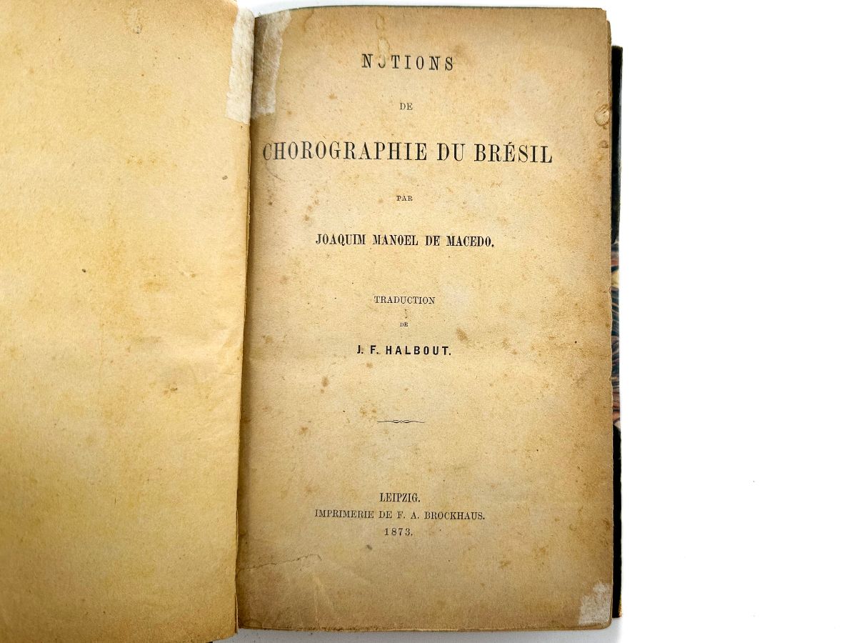 Notions de chorographie du Brésil.Traduction (1873)
