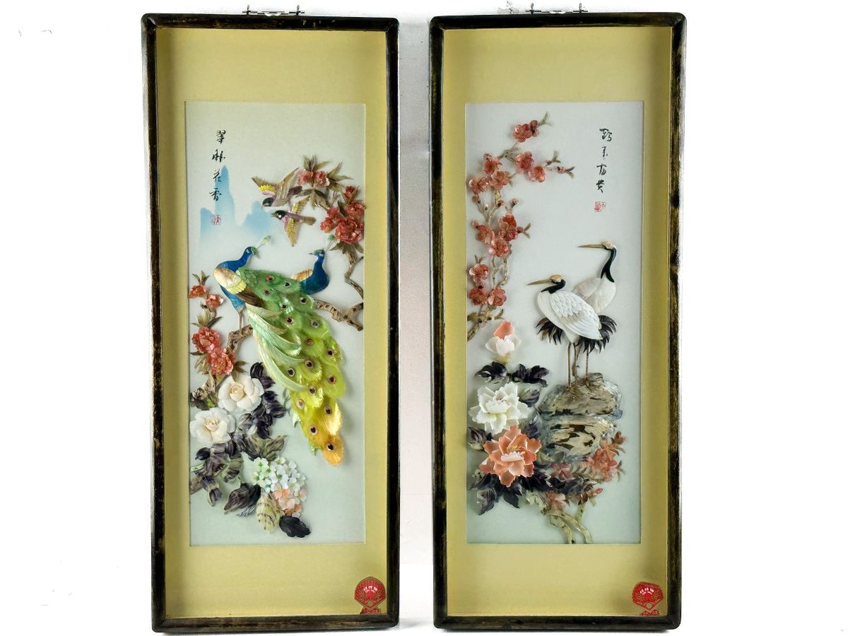 Par de quadros chineses
