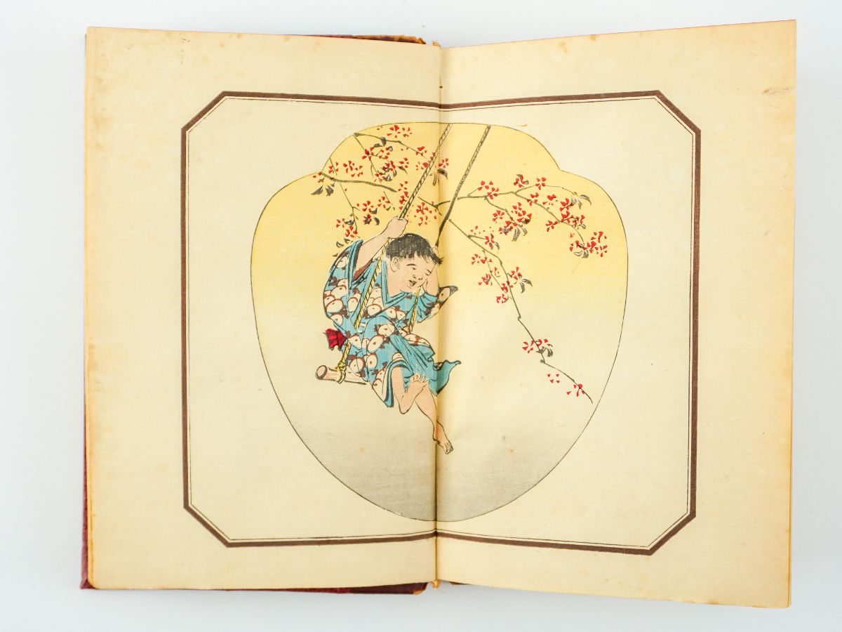 Álbum com gravuras originais japonesas séc. XIX