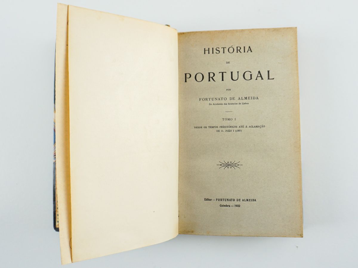 História de Portugal de Fortunado de Almeia (1ª edição)