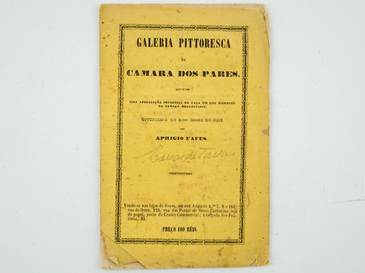 Galeria Pitoresca da Câmara dos Pares (1858)