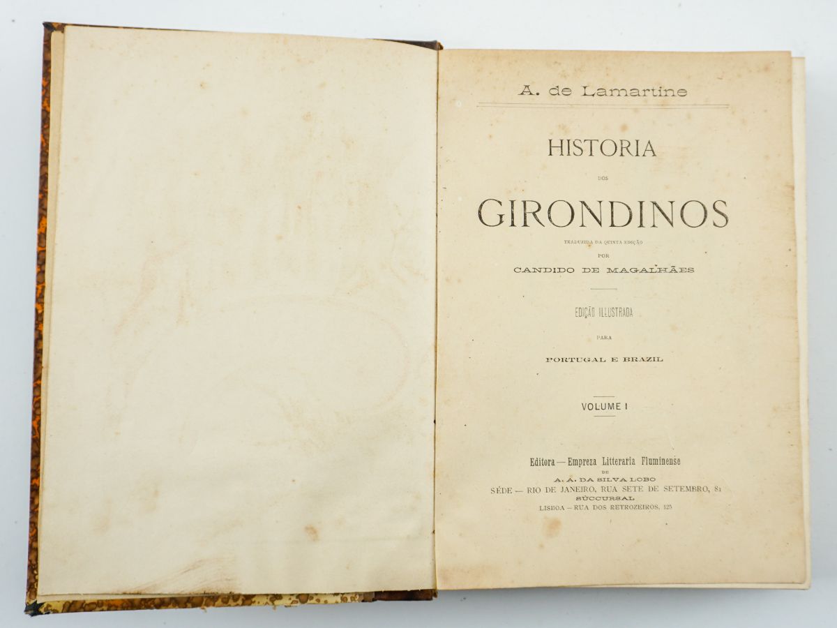 História dos Girondinos por A. De Lamartine