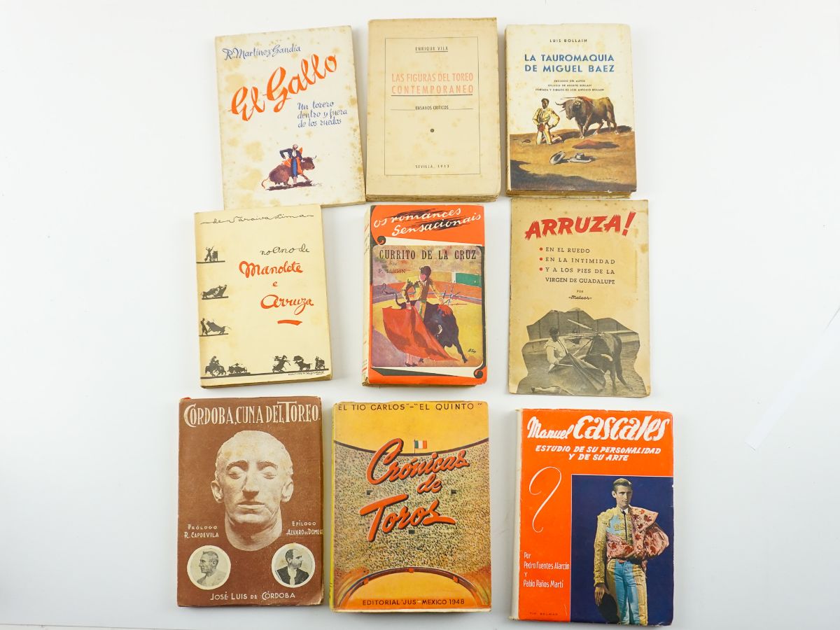 . Tauromaquia, 8 livros e uma brochura