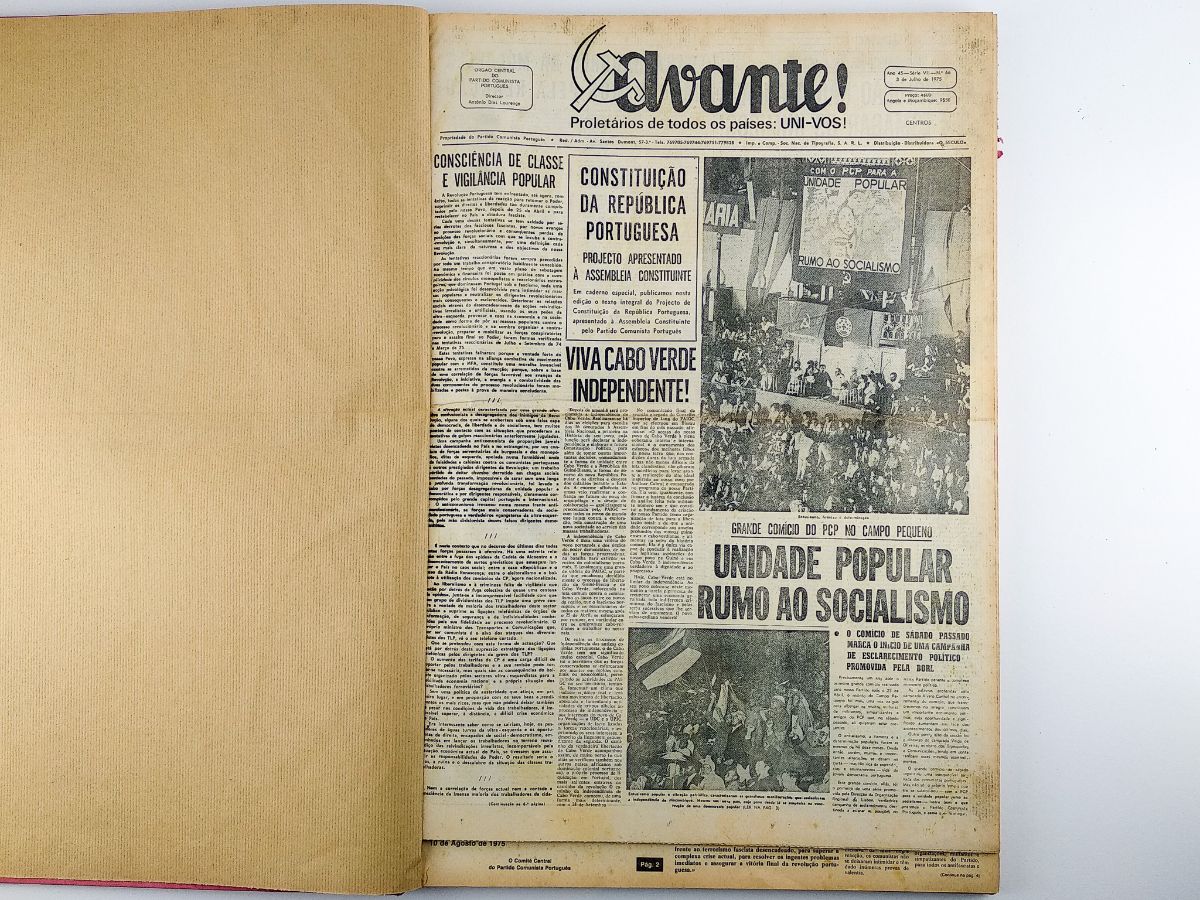 Avante! Orgão Clandestino do PCP