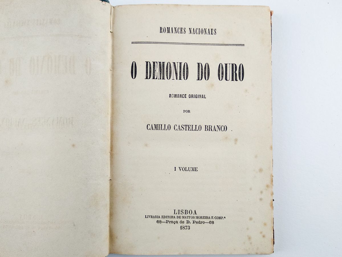 Camillo Castello Branco – Primeira Edição