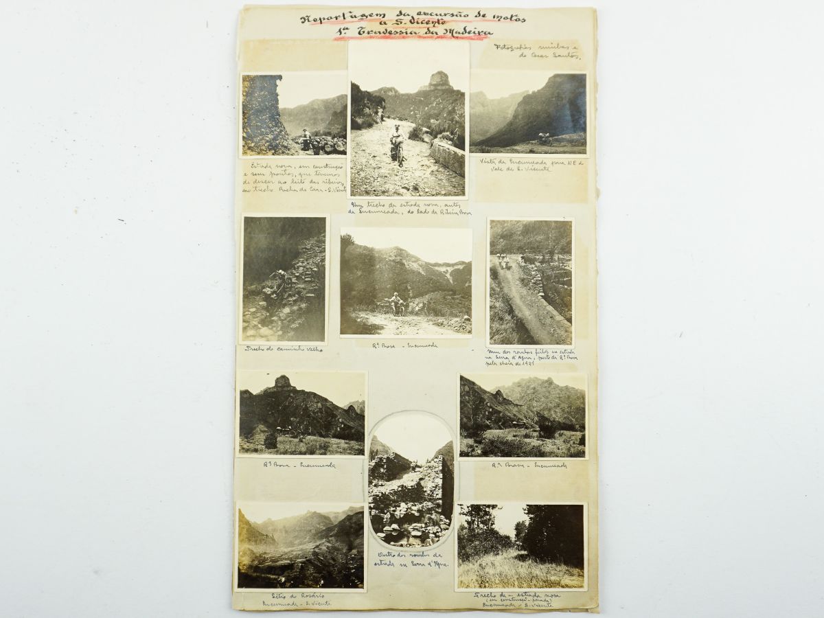 Primeira Travessia da Ilha da Madeira de Motas – 1922