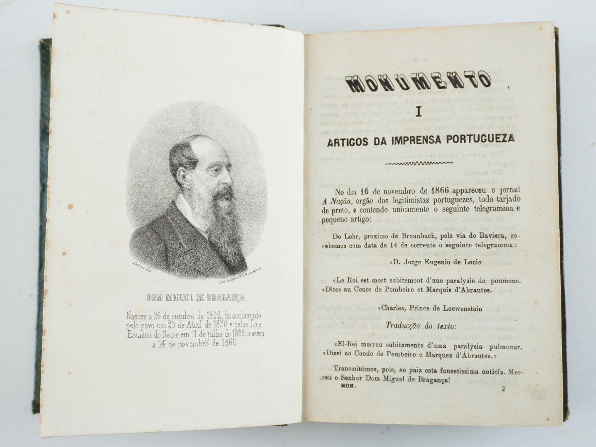 Homenagem a D. Miguel I (1867)