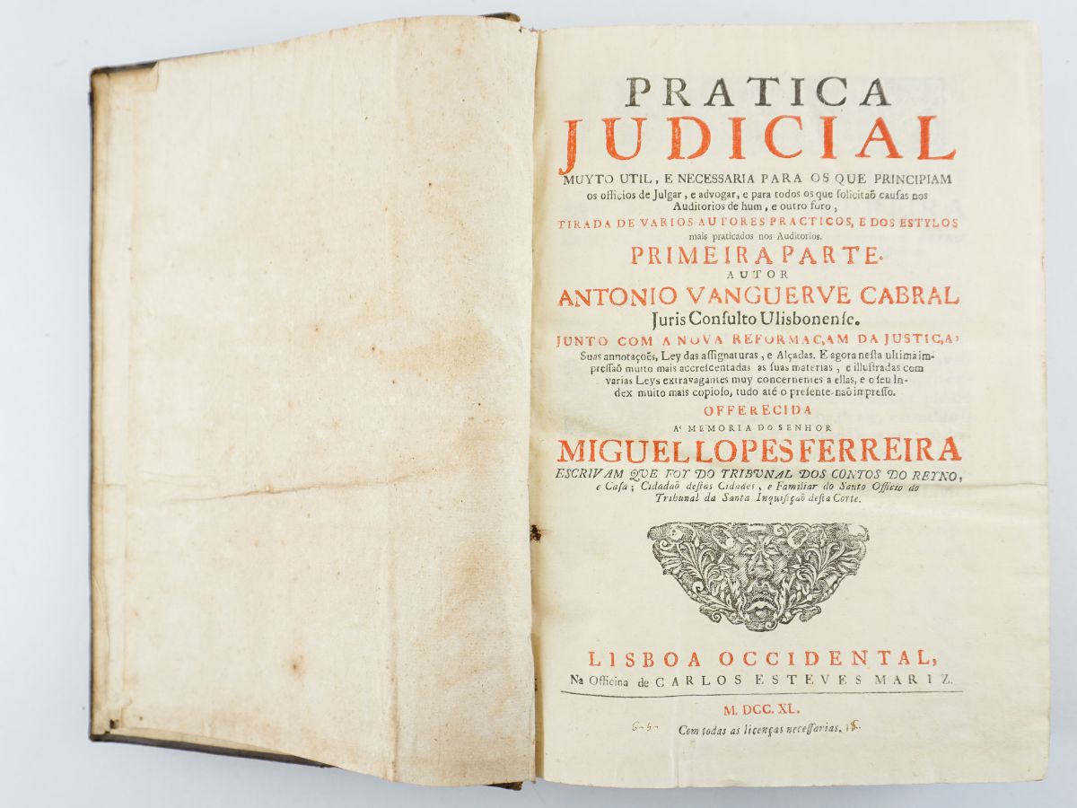 Pratica Judicial (1740) 