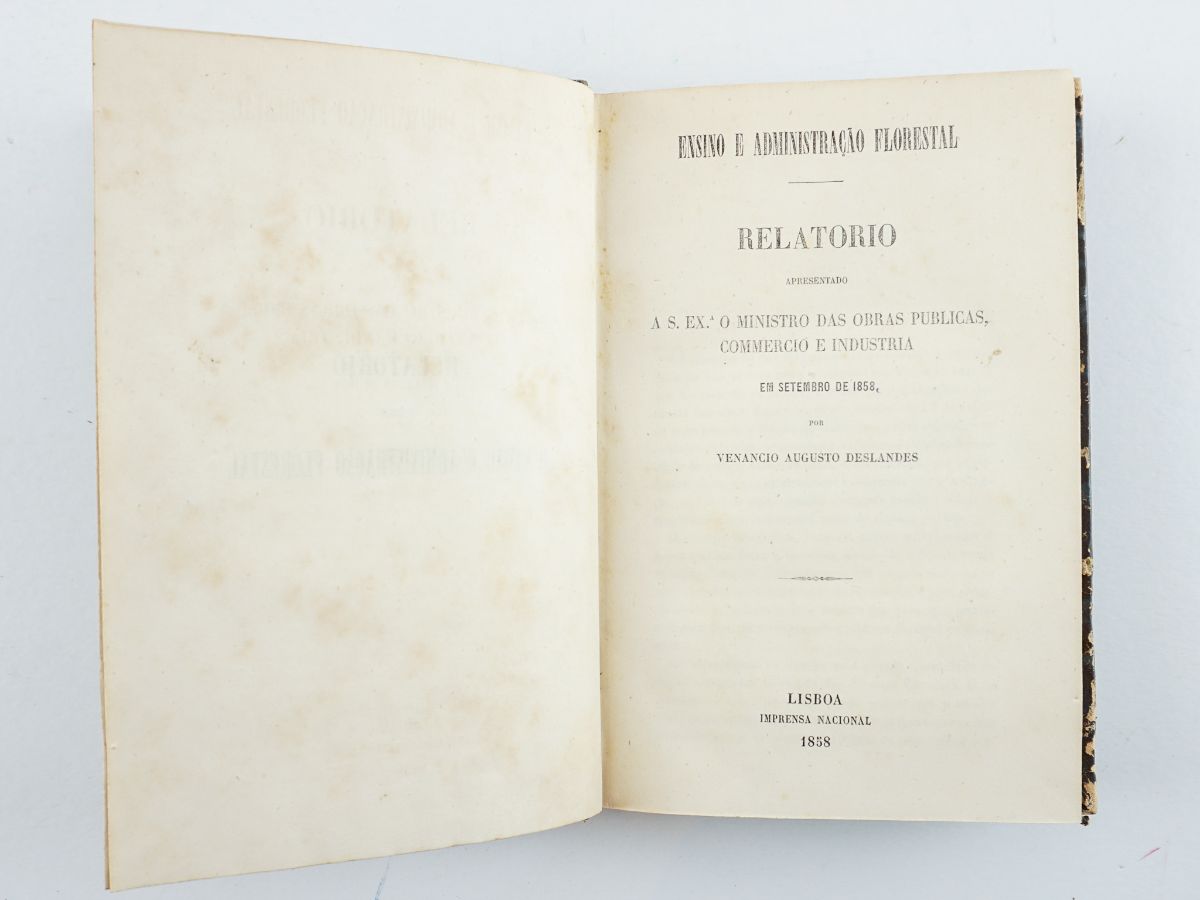 Ensino e Administração Florestal (1858)