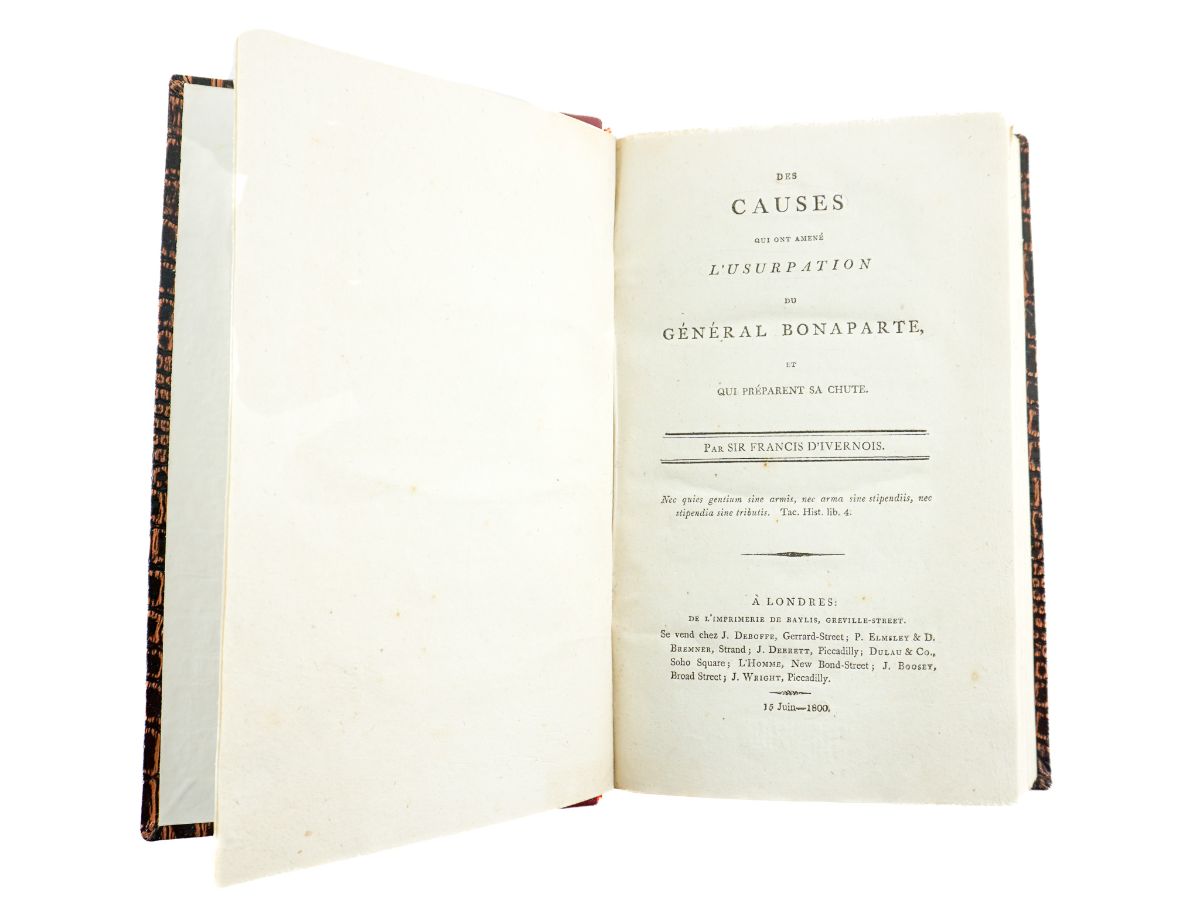 Uma das primeiras obras inglesas contra Napoleão (1800)