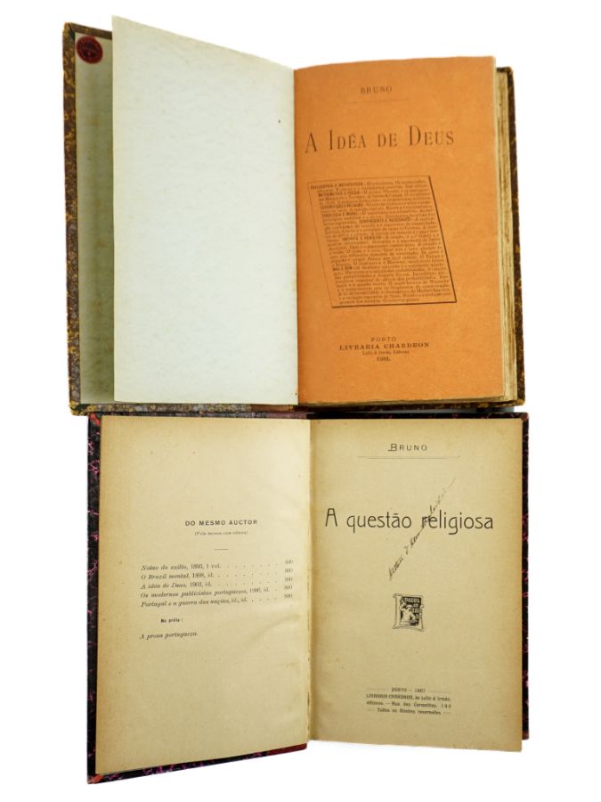 Raras Obras do Filósofo Sampaio Bruno