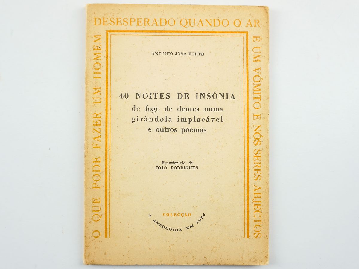 António José Forte – com dedicatória