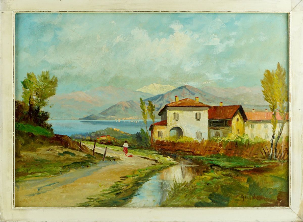 Paisagem com lago