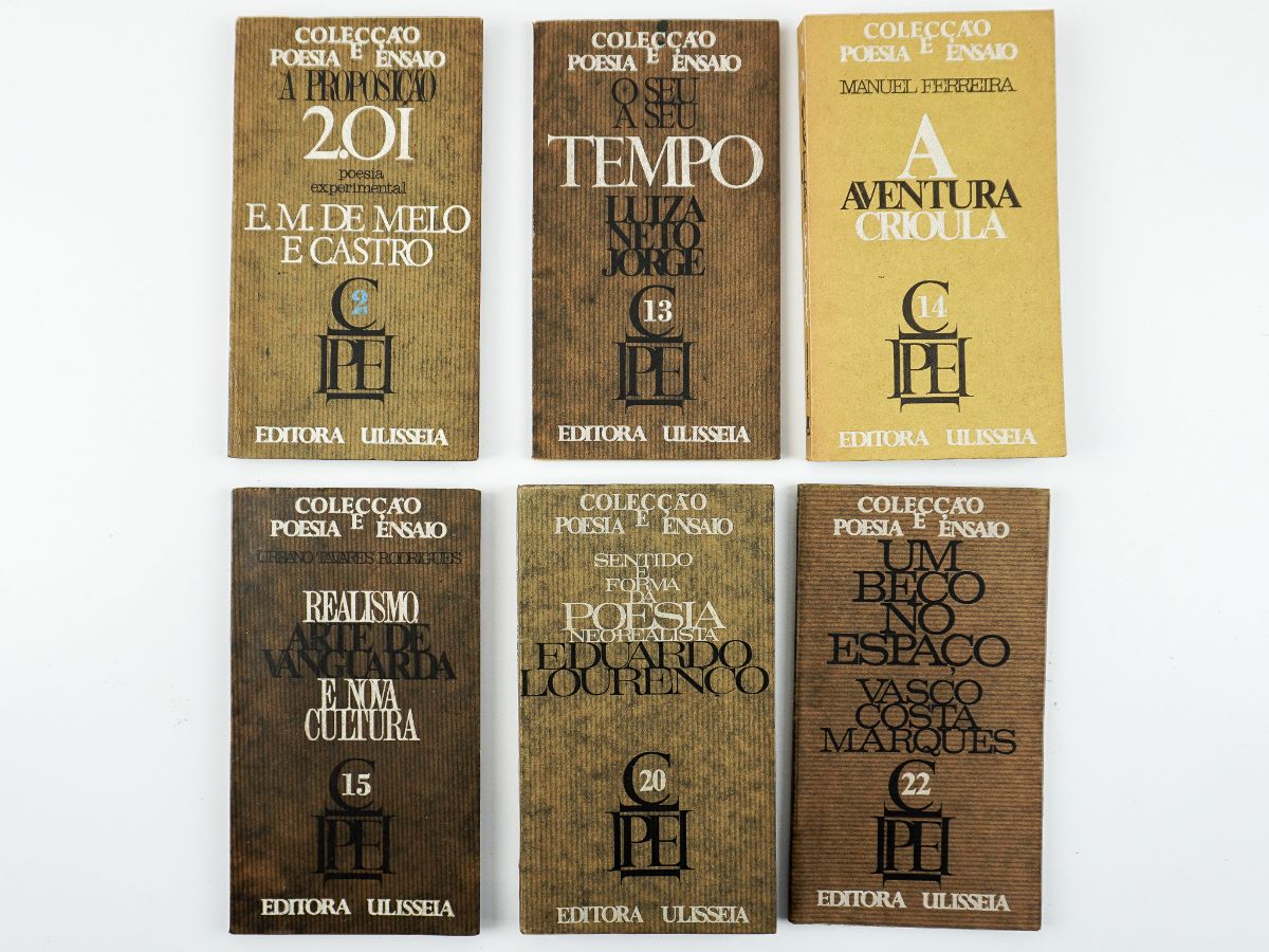 Colecção Poesia e Ensaio - Primeiras Edições