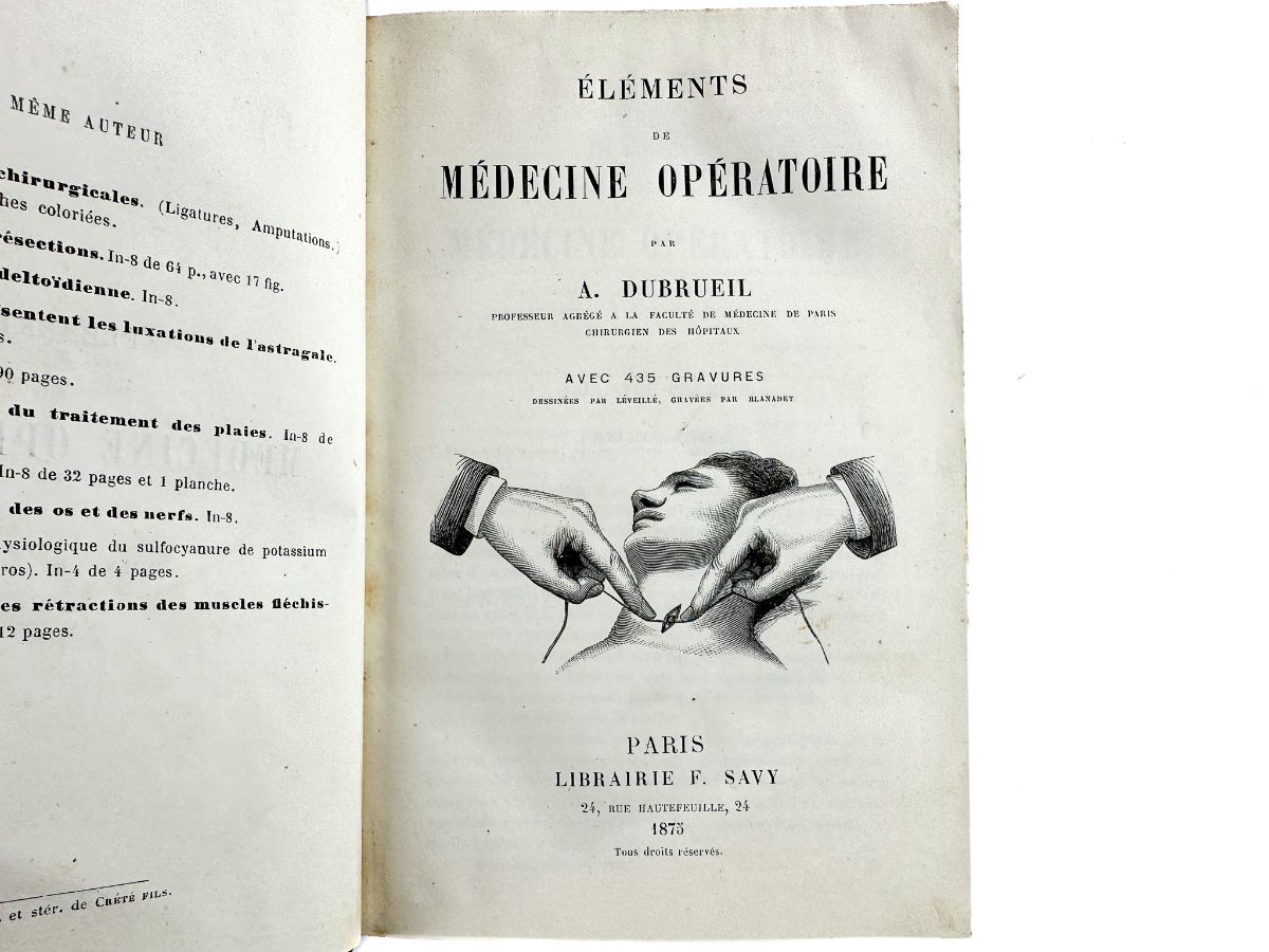 Elements de Medecine Operatoire