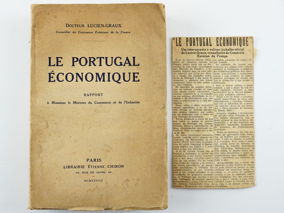 Livro francês sobre a Economia Portuguesa (1937)