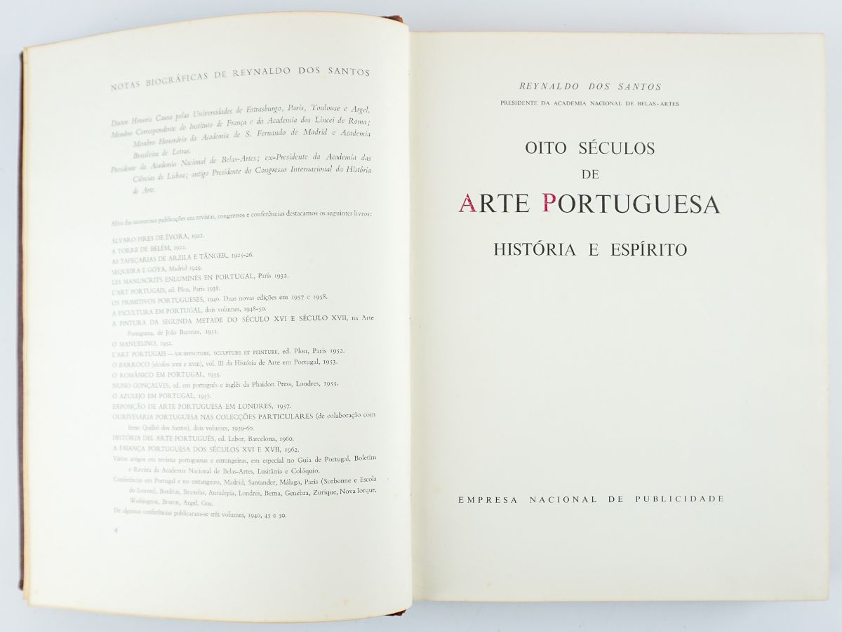 Oito Séculos de Arte Portuguesa por Reynaldo dos Santos