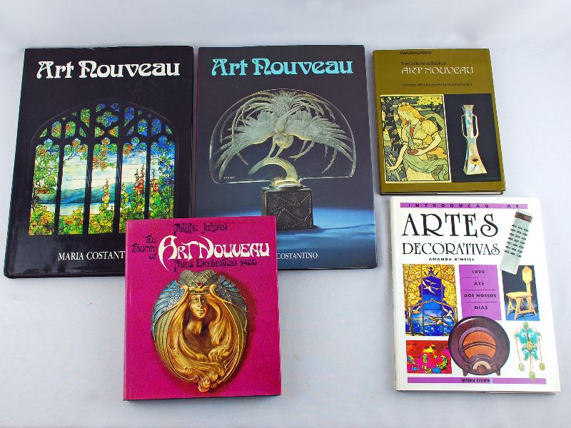 5 Livros sobre Art Nouveau