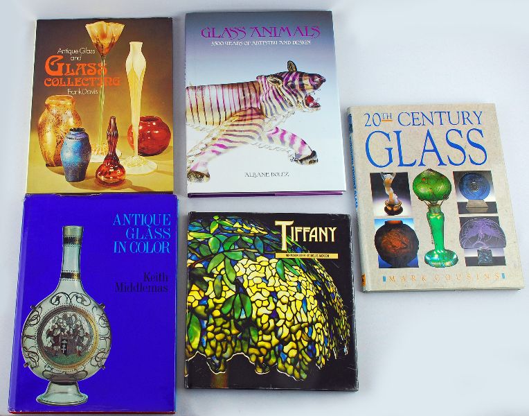 5 Livros sobre vidro