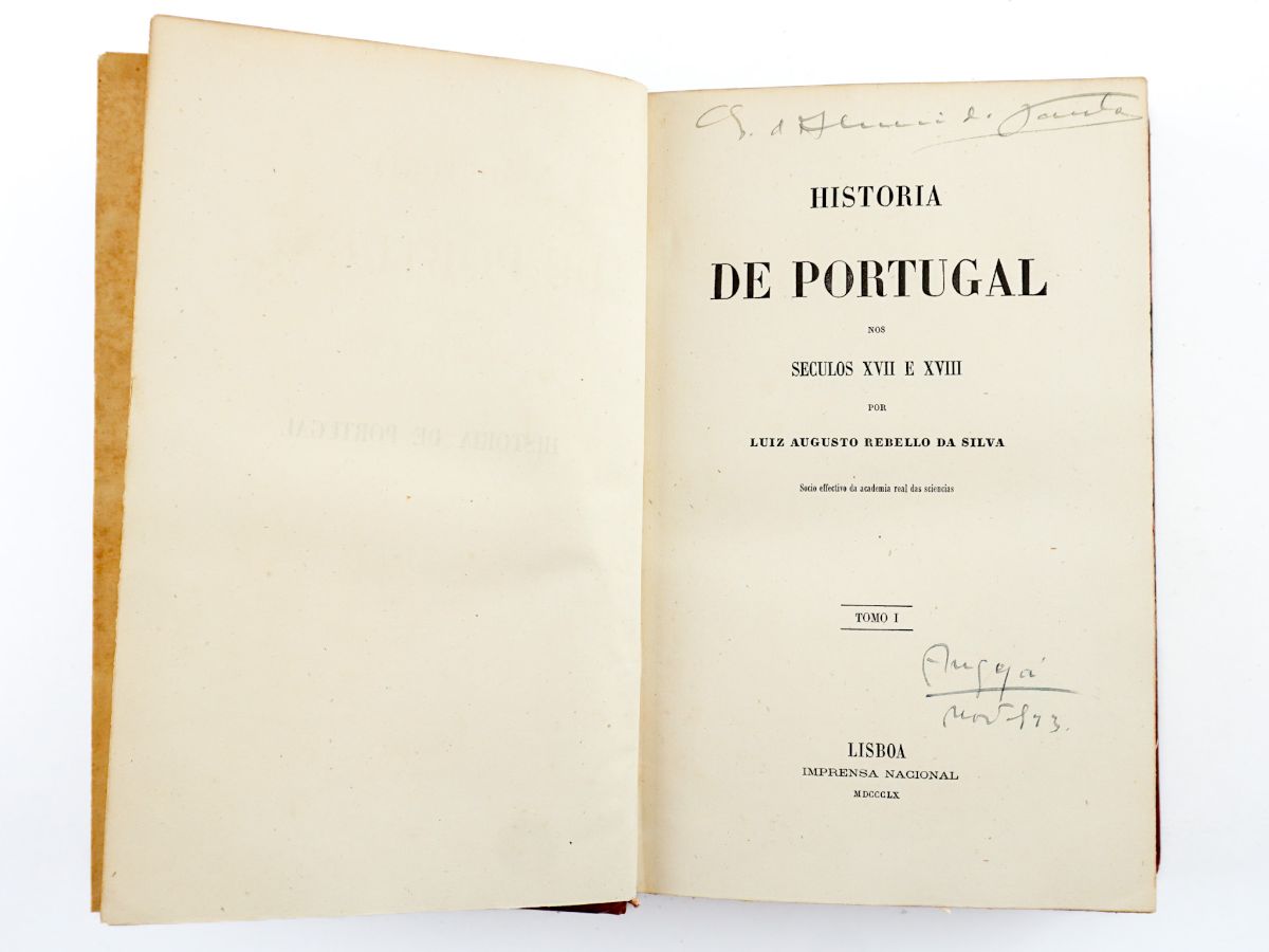 História de Portugal nos Seculos XVII e XVIII por Luiz Augusto Rebello da Silva