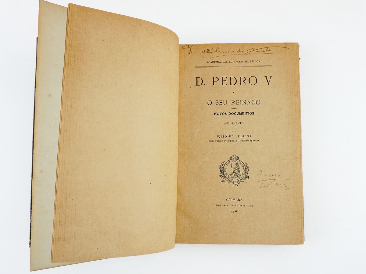 D. Pedro V e o seu Reinado por Júlio de Vilhena