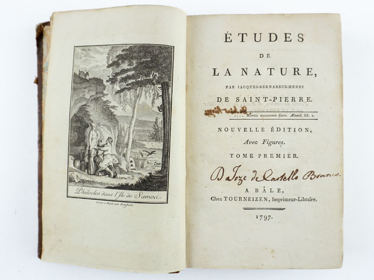 Rara obra de Bernardin de Saint Pierre (1797)