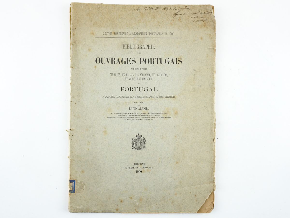 Bibliografia de obras portuguesas sobre História Local (1900)
