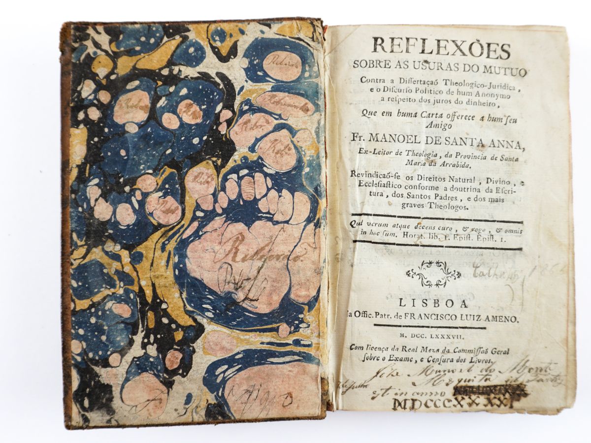 Reflexões Sobre As Usuras do Mutuo (1787)