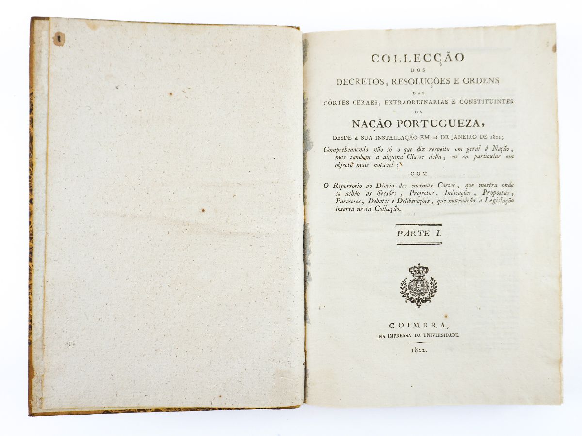 Collecção dos Decretos, Resoluções e Ordens das Cortes Geraes (1822)