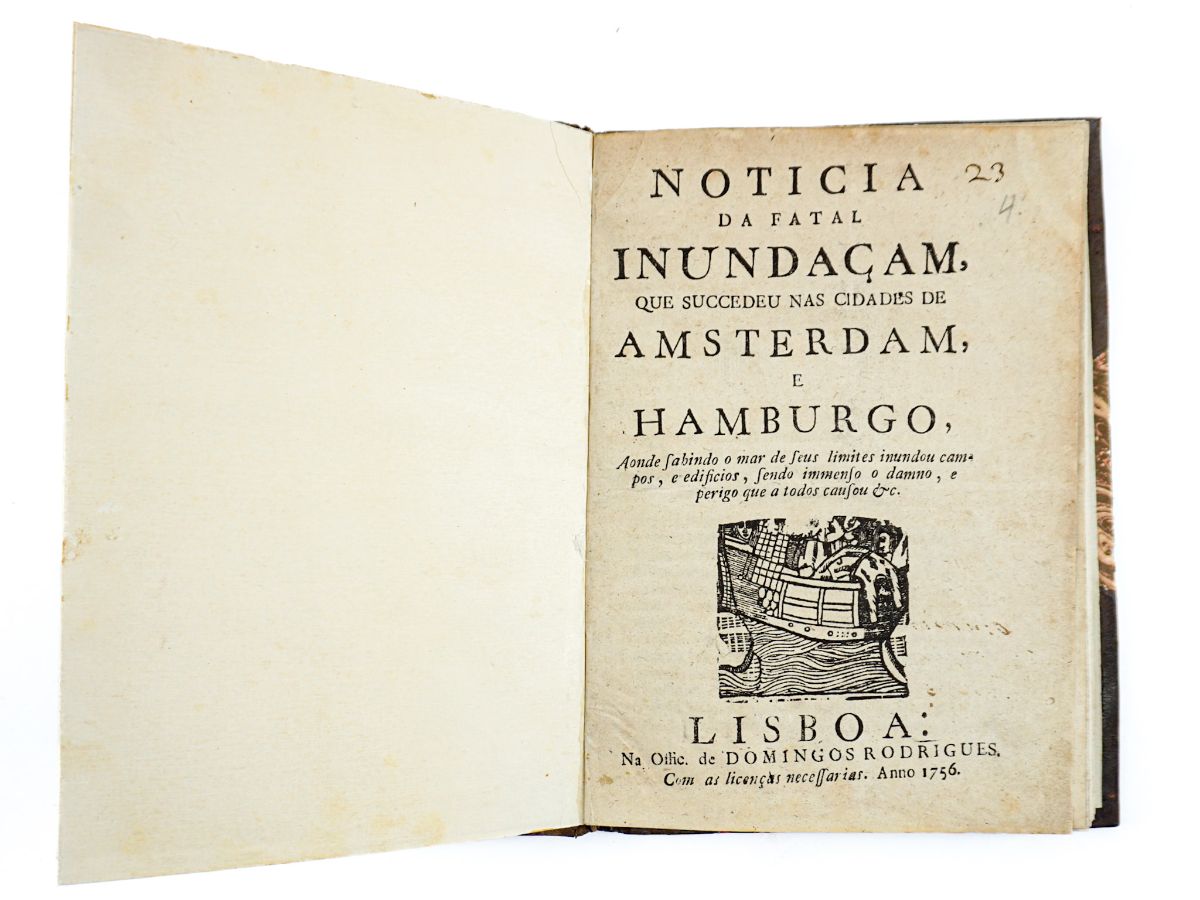 Notícia da Inundação que Sucedeu nas cidades de Amsterdão e Hamburgo (1756)
