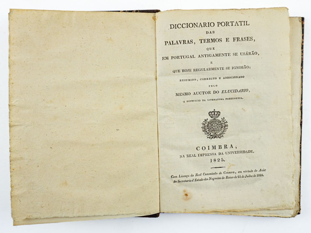 Diccionario portatil das palavras, termos e frases... (1825)