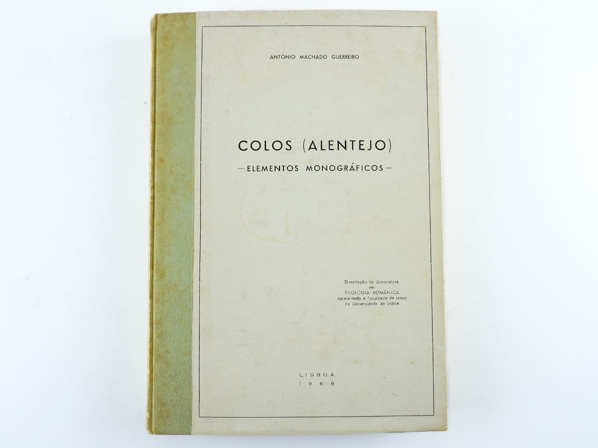 Monografia Alentejo – Exemplar do Autor