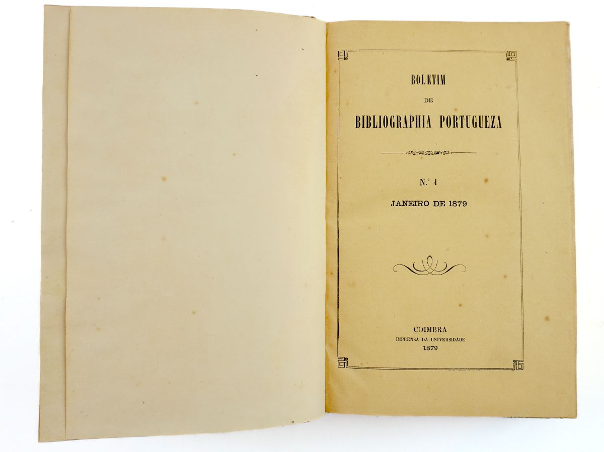 Boletim de Bibliographia Portugueza (1879-1882)