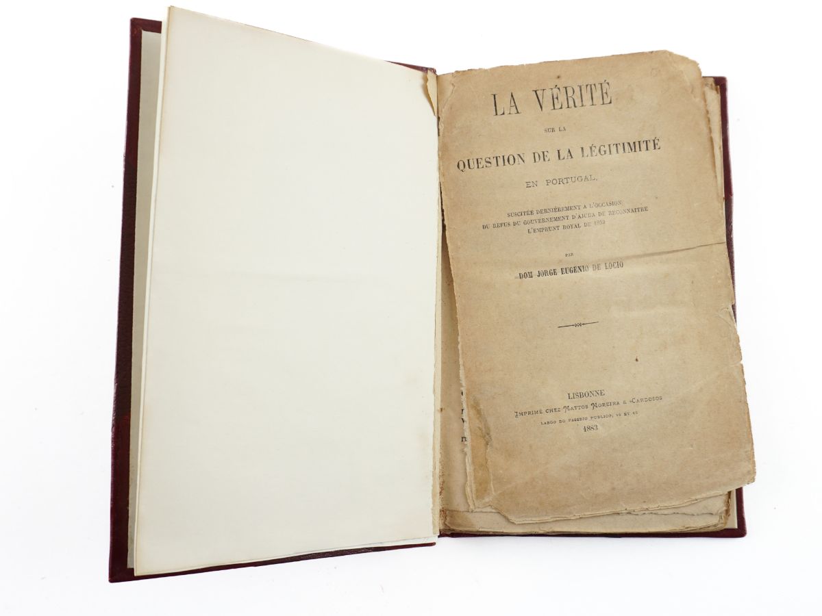 La Vérité sur La Question de La Légitimé e Portugal (1883)