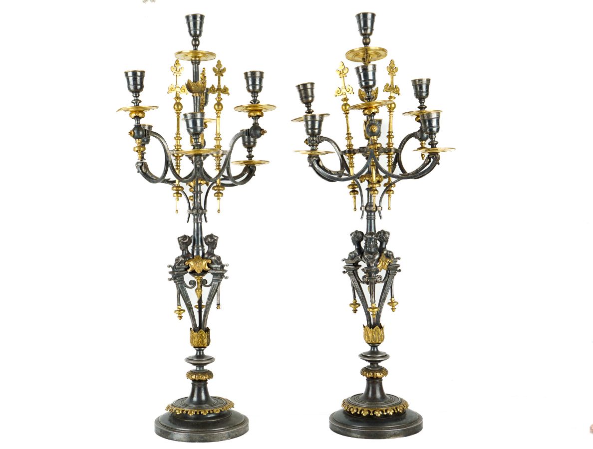 Par de candelabros